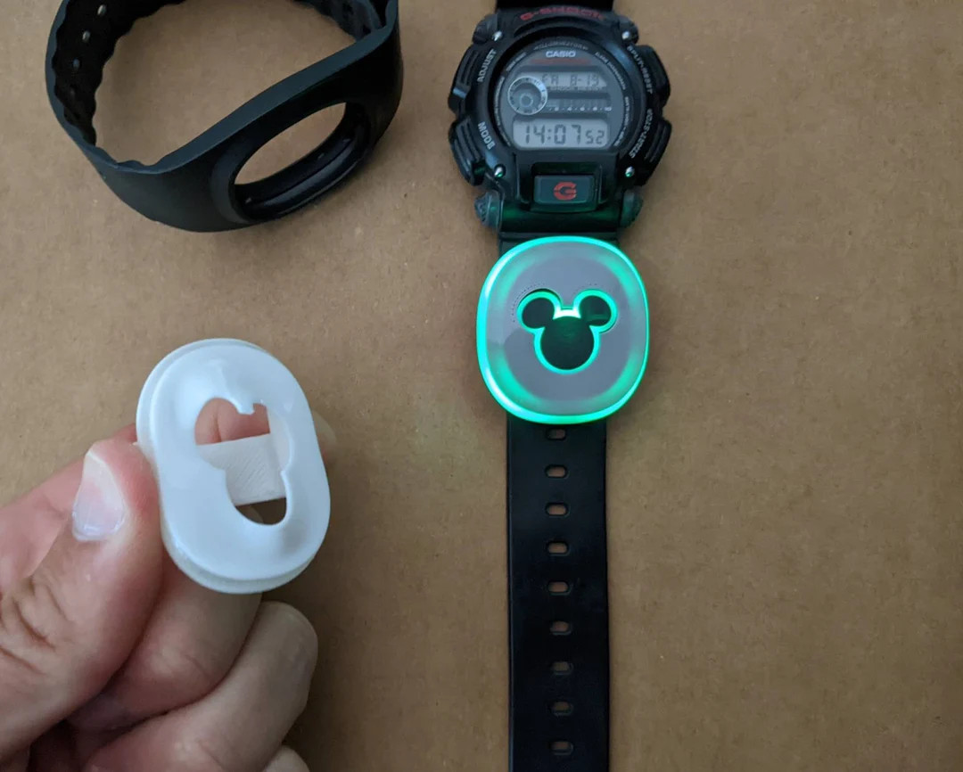 Magicband FLEXIBLE Puck Holder  Magicband Plus Watch Slider - Etsy | Etsy (US)