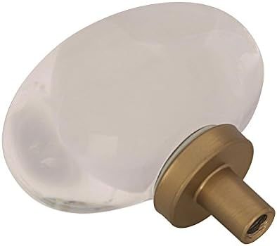 Amerock | Cabinet Knob | Clear/Golden Champagne | 1-3/4 inch (44 mm) Length | Glacio | 1 Pack | Draw | Amazon (US)