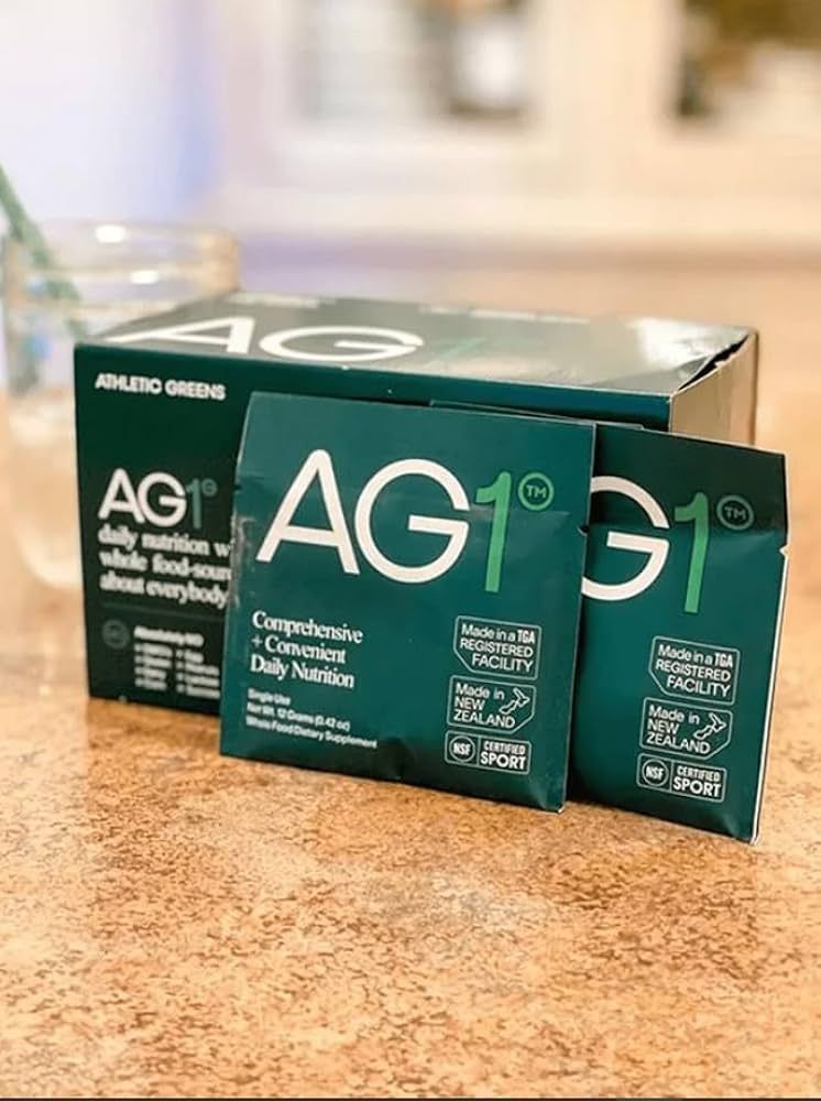 Amazon.com: Original AG1 Athletic Greens - 7 Individual Packets of Powdered Supplements - Ideal f... | Amazon (US)