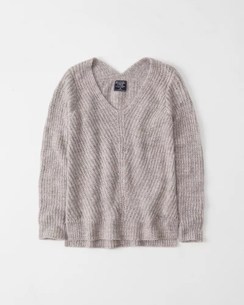 Long-Sleeve V-Neck Sweater | Abercrombie & Fitch US & UK
