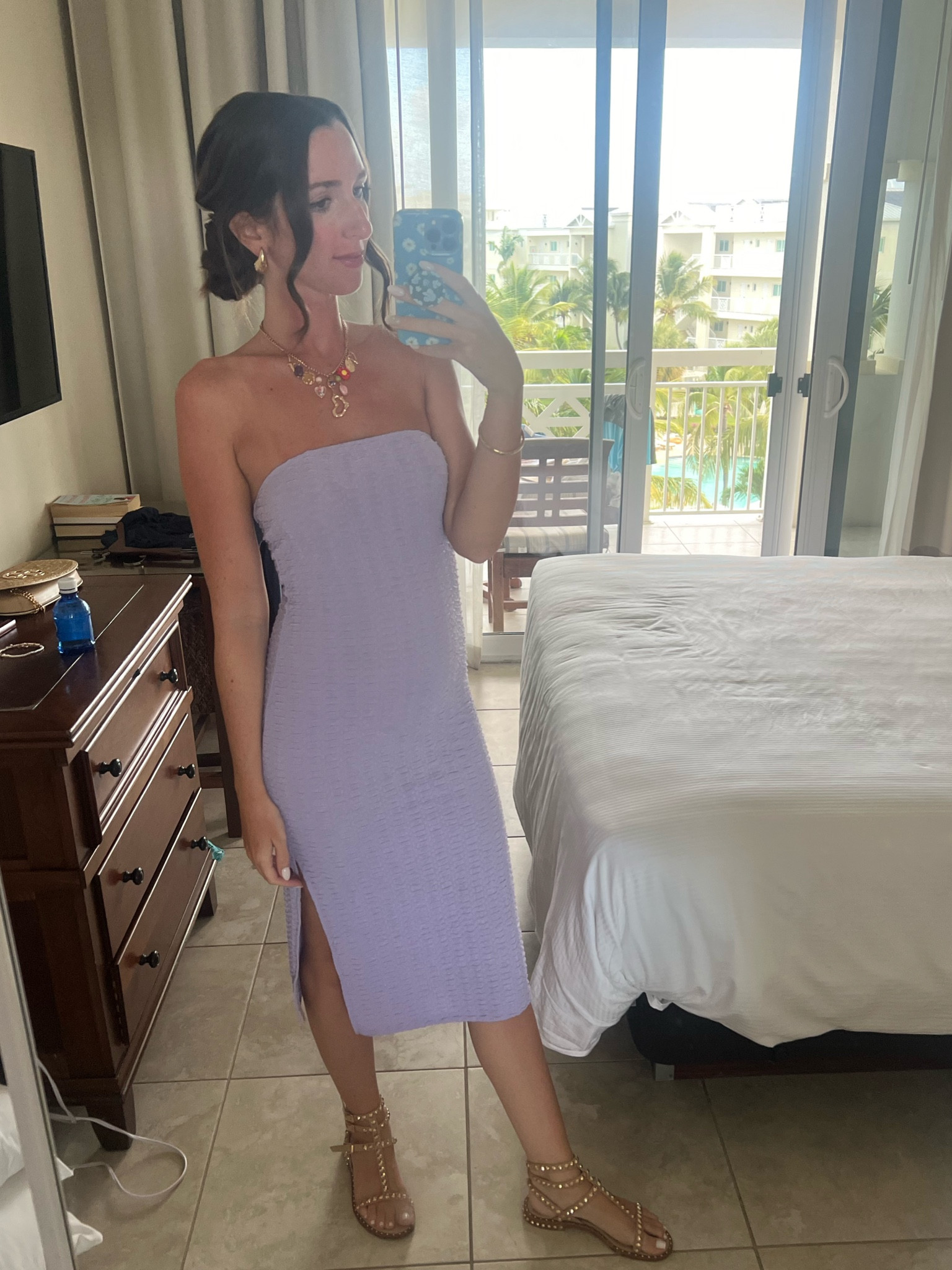 This dress from SHEIN no one would realize it’s from Shein.. lol the quality is surprisingly really good. It is sold out in purple unfortunately but they have many other colors available linked below ♥️ I mean the orange & dark green are $2.00 tell me how that makes sense for this quality? lol just buy it! 

#LTKFindsUnder50 #LTKSaleAlert #LTKWedding