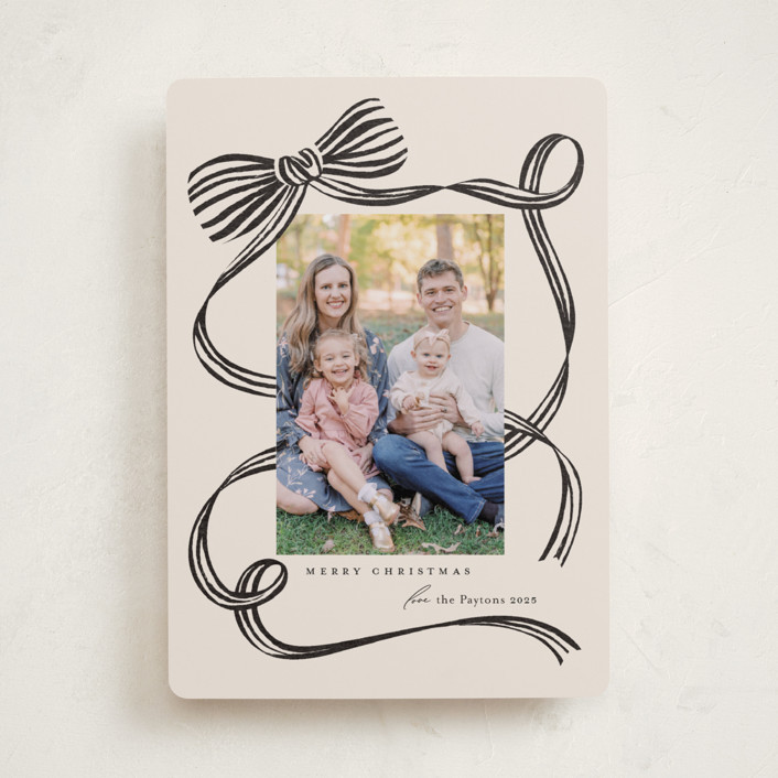 "Neddy" - Customizable Holiday Photo Cards in Red by Carrie ONeal. | Minted