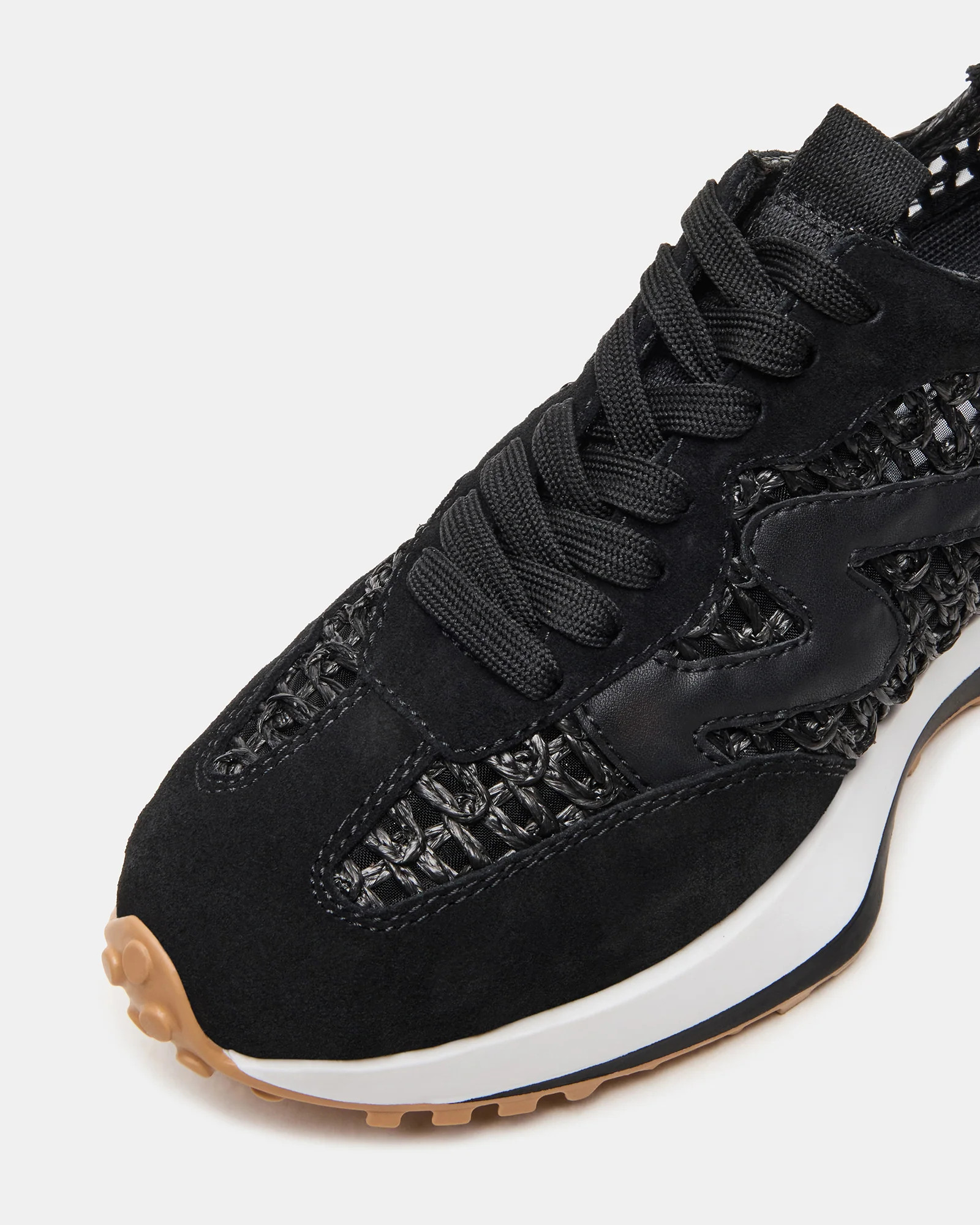 CAMPO Black/Beige Lace-Up Women's Sneaker | Steve Madden (US)