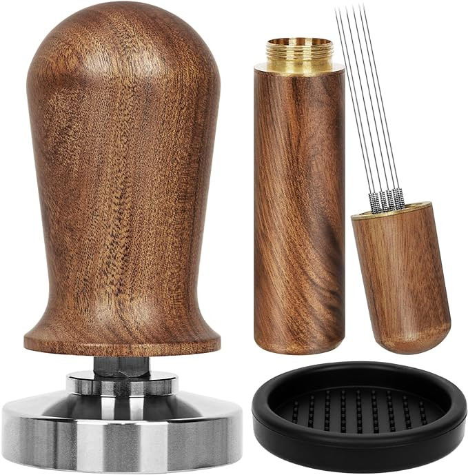 Y-Step 51mm Espresso Tamper Set, 30 lb Consistent Pressure Calibrated Coffee Tamper with Spring L... | Amazon (US)