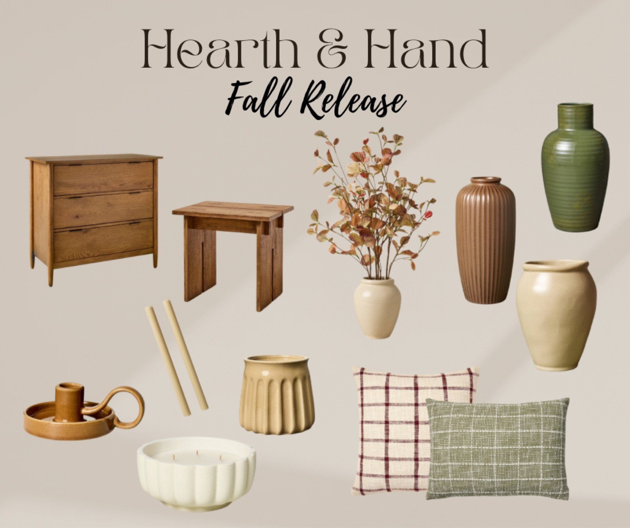 Hearth & Hand Fall release at Target! Coming August 4th! I want it all. Lol 

#LTKSeasonal #LTKHome #LTKFindsUnder50