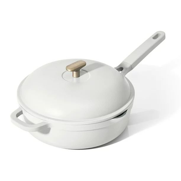 Beautiful 4QT Hero Pan with Steam Insert, 3pc Set, White Icing by Drew Barrymore | Walmart (US)