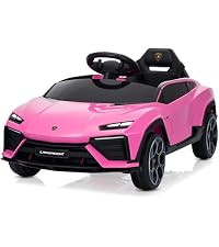 Kidzone Kids Electric Ride On 12V Licensed Lamborghini Lanzador Battery Powered Sports Car Toy wi... | Amazon (US)