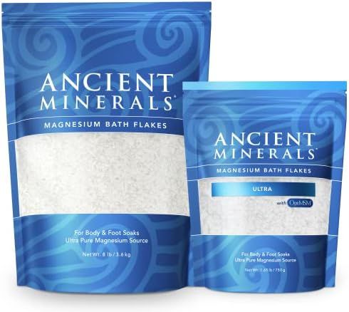 Ancient Minerals Magnesium Bath Flakes Bundle | Amazon (US)