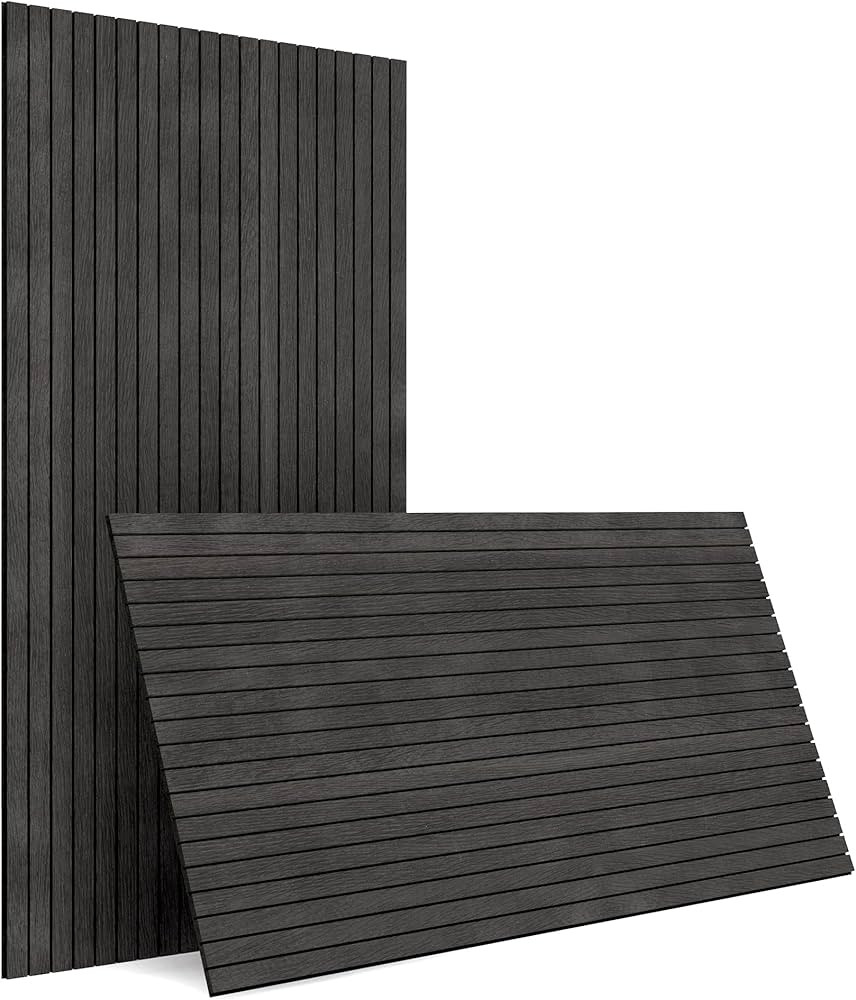 4-Piece Wood Slat Wall Panel for Interior Wall Decor Noise Cancelling 47.2" x 23.6" Peel and Stic... | Amazon (US)
