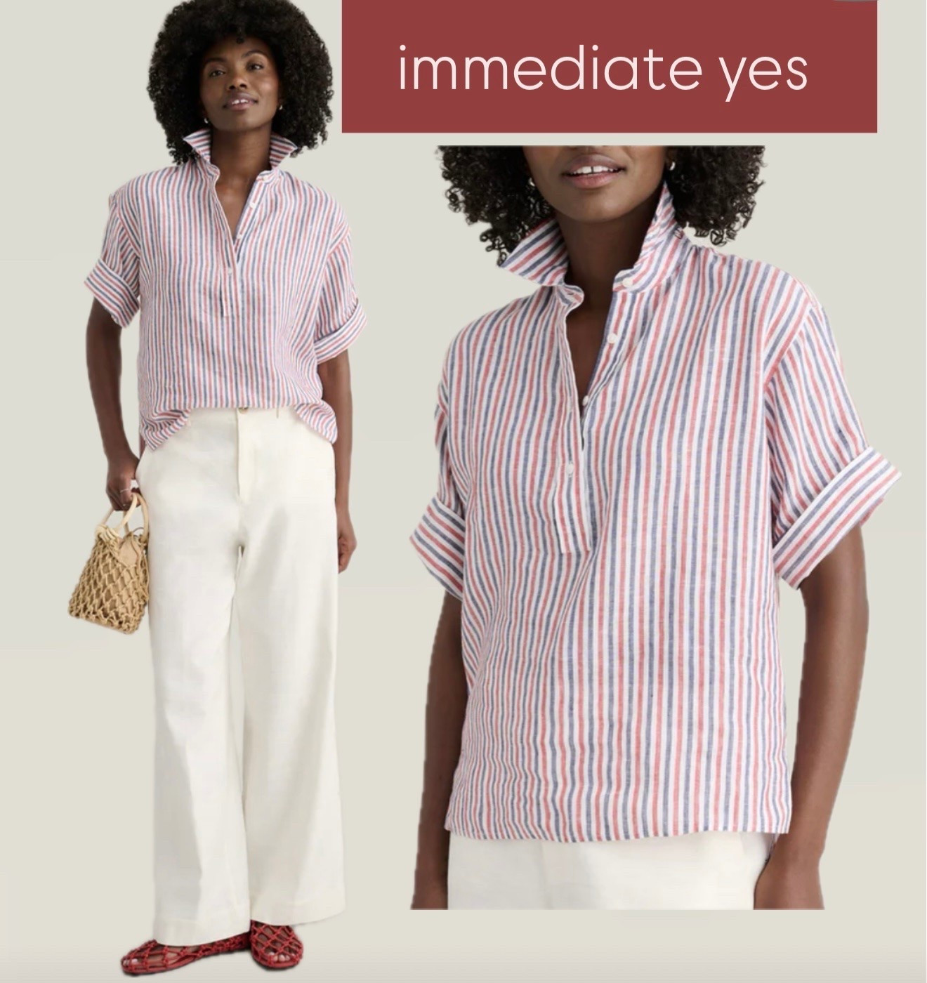 what a perfect summer outfit!
linen top, holiday style, 4th of July style, Memorial Day style, summer travel

#LTKOver40 #LTKSeasonal #LTKootd