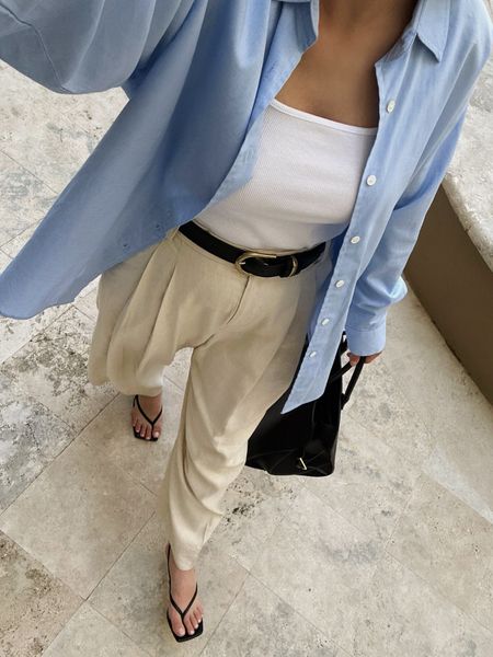 Spring outfit, linen pants, classic spring outfit

#LTKstyletip #LTKSeasonal