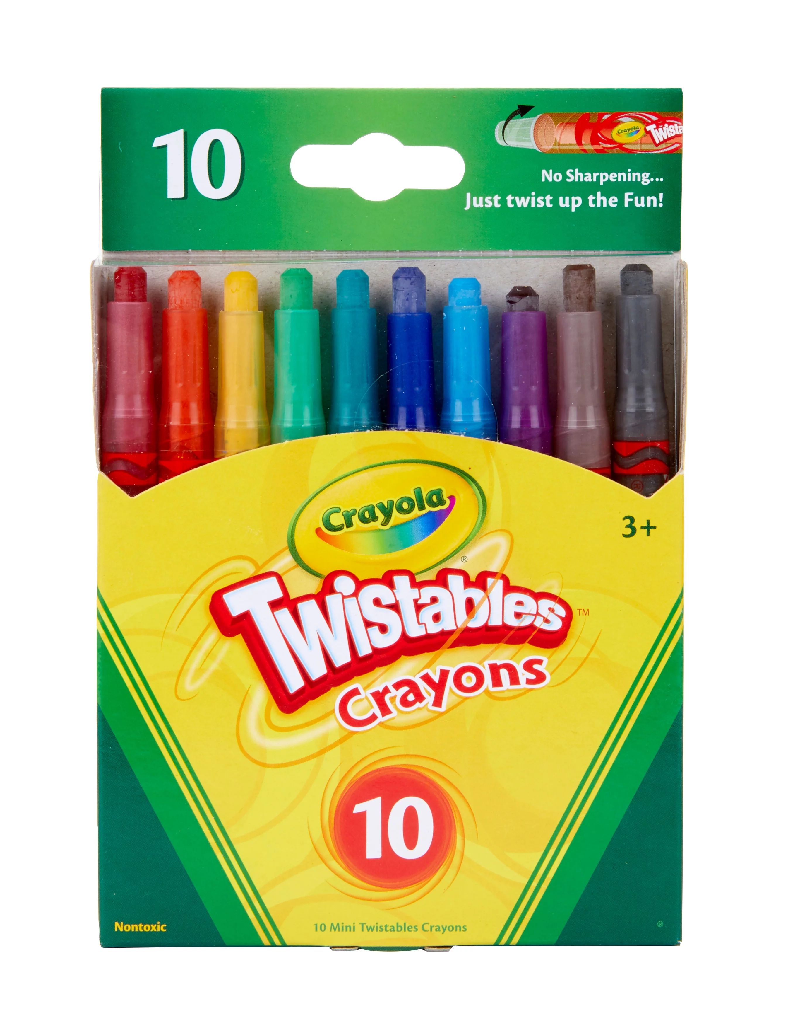 Crayola Mini-Twistables Crayons, 10 Count, Assorted Colors | Walmart (US)
