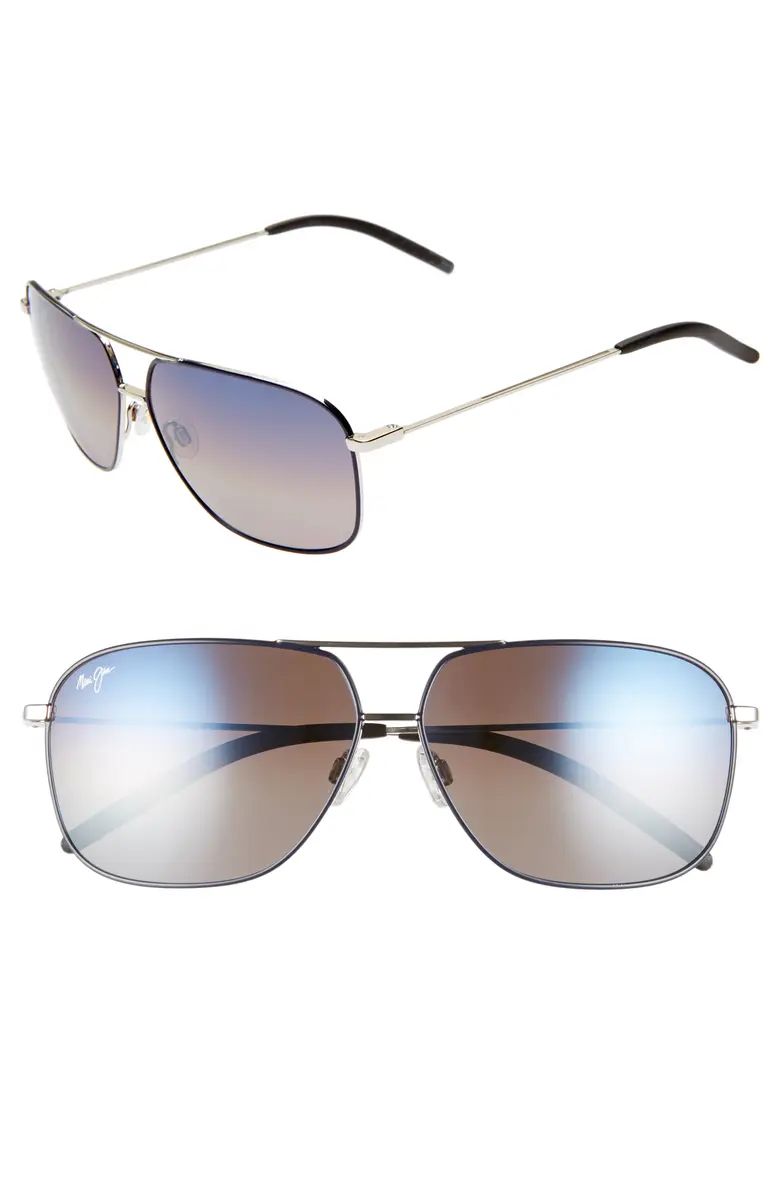 Kami 62mm PolarizedPlus2® Aviator Sunglasses | Nordstrom