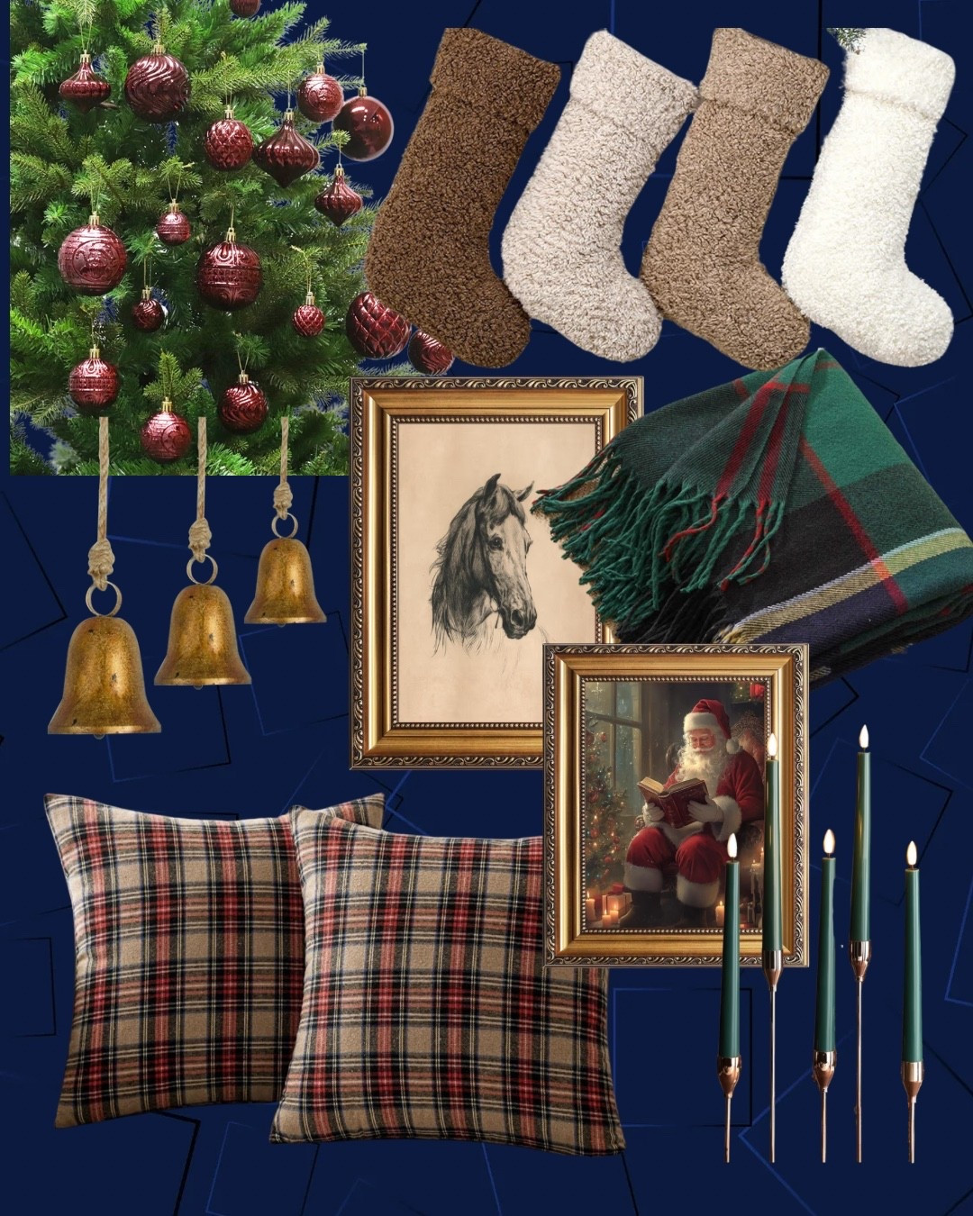Ralph Lauren Inspired Christmas on an Amazon Budget, Amazon Classic Christmas Finds, Vintage Christmas, Amazon Vintage Christmas, Christmas Plaid, Classic Plaid, Boucle Stockings, dark red ornaments, maroon Christmas finds, green and navy Christmas, Vintage Christmas Art

#LTKHome #LTKSeasonal