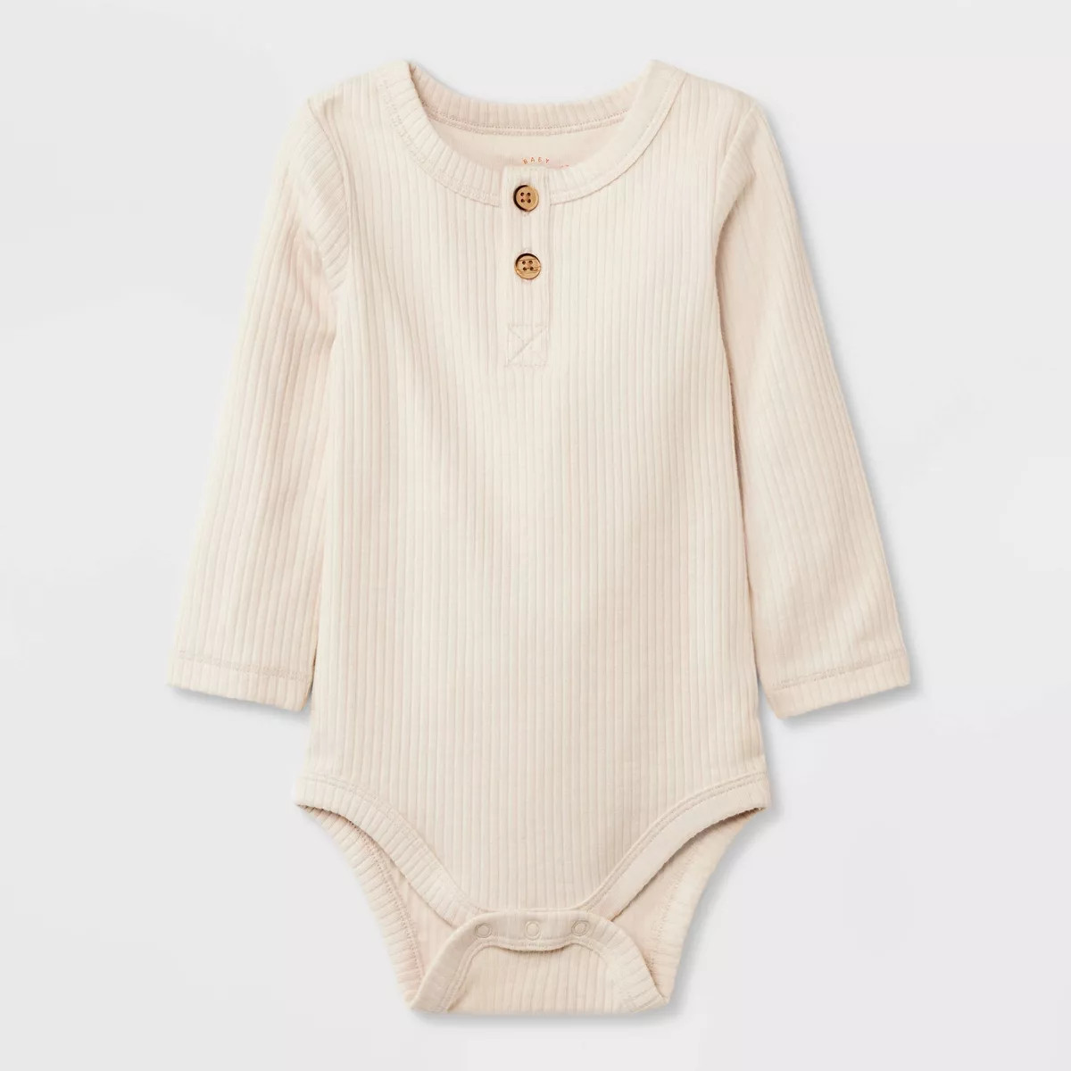 Baby Long Sleeve Henley Bodysuit - Cat & Jack™ Navy Blue 3-6M | Target