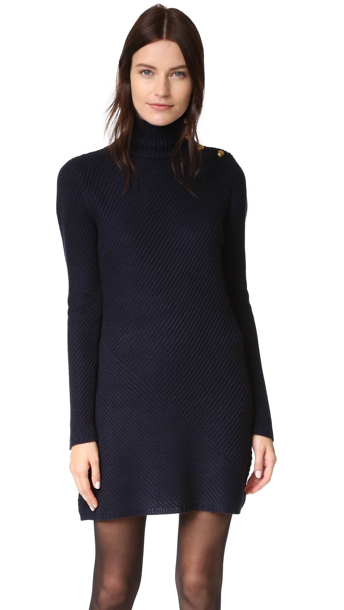 Tory Burch Brodie Tunic Dress - Midnight Navy | Shopbop