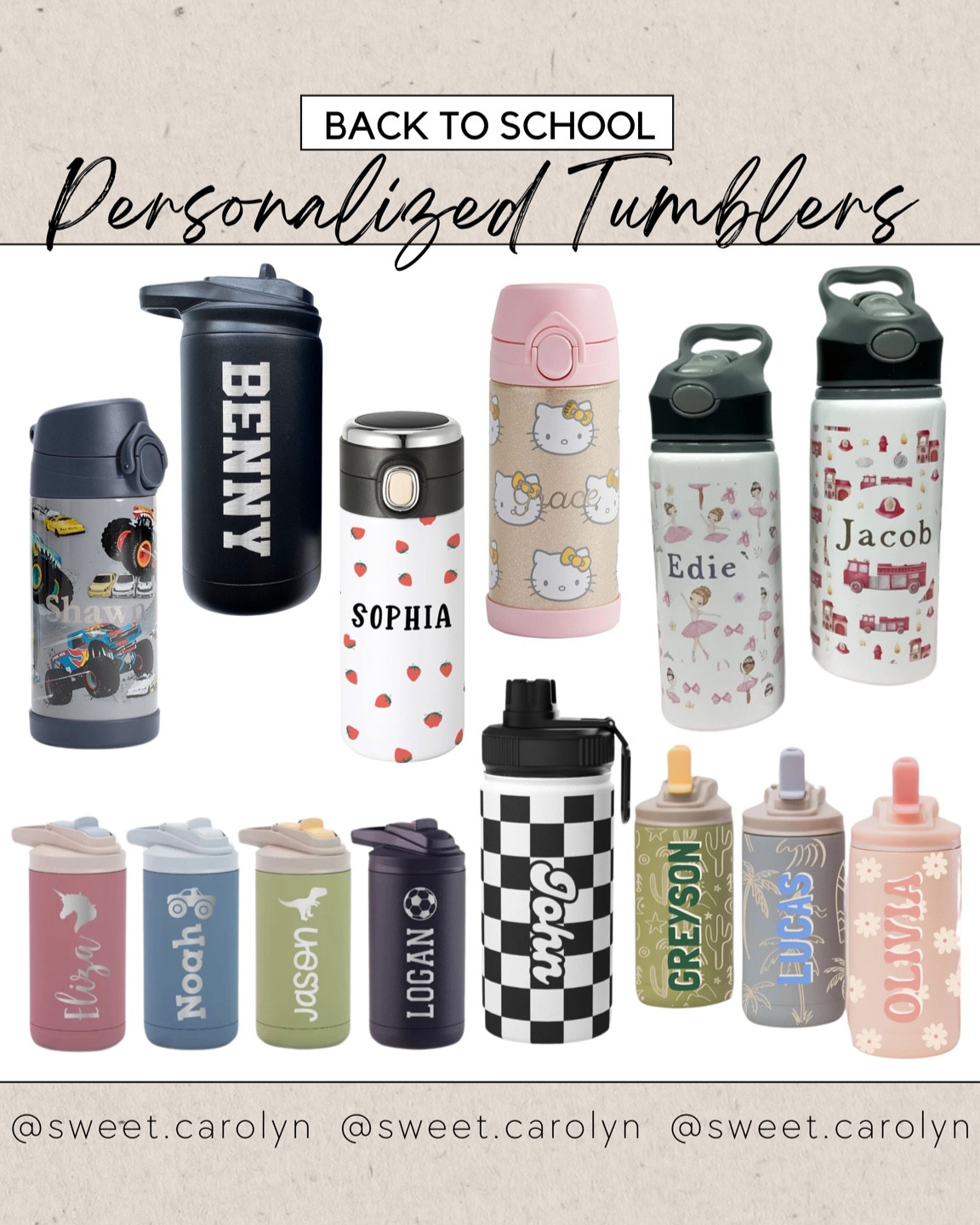 Kids tumblers // Personalized kids cups // Back to school essentials 

#LTKBacktoSchool #LTKKids #LTKFindsUnder50