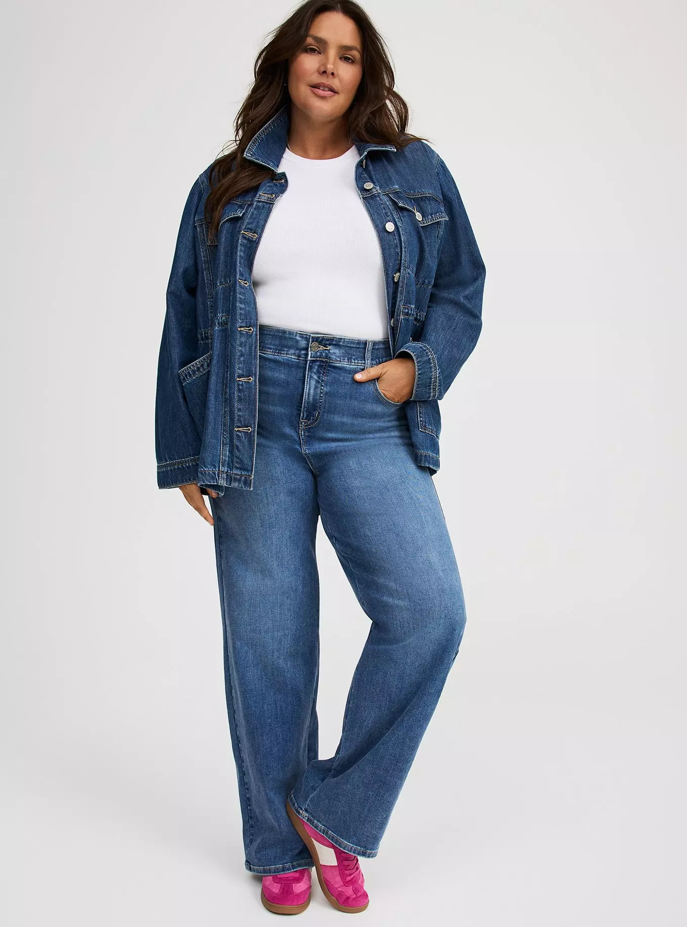 Bombshell Wide-Leg High-Rise Jean | Torrid (US & Canada)