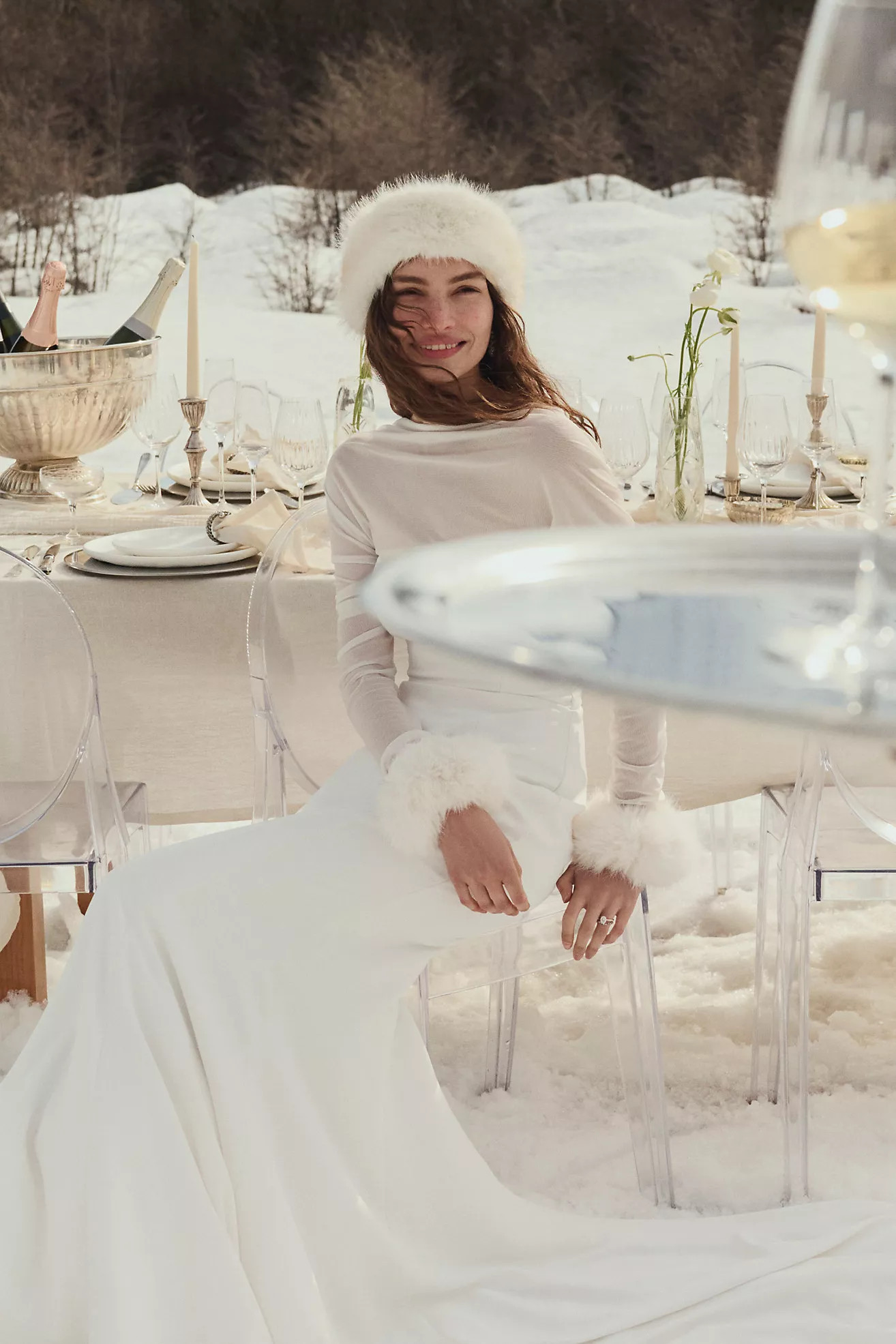 Elliatt Faux Fur Headband | Anthropologie (US)