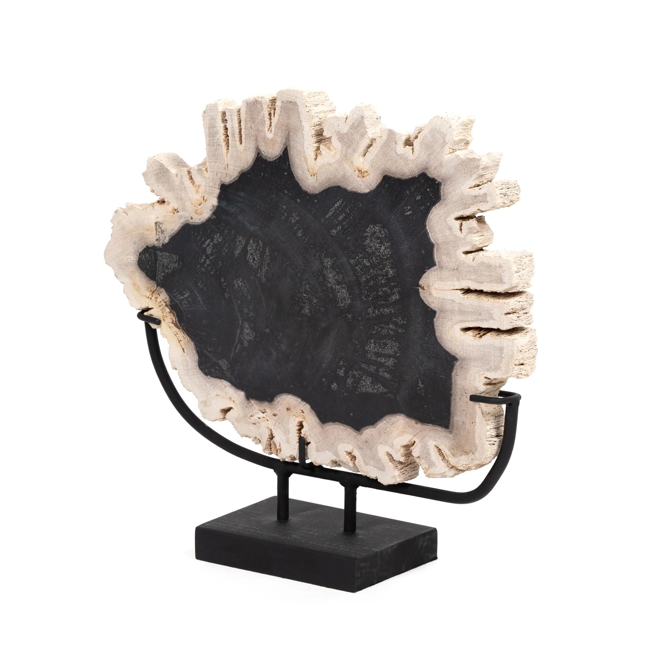 Four Hands Petrified Wood Sculpture - Dark | Alchemy Fine Home