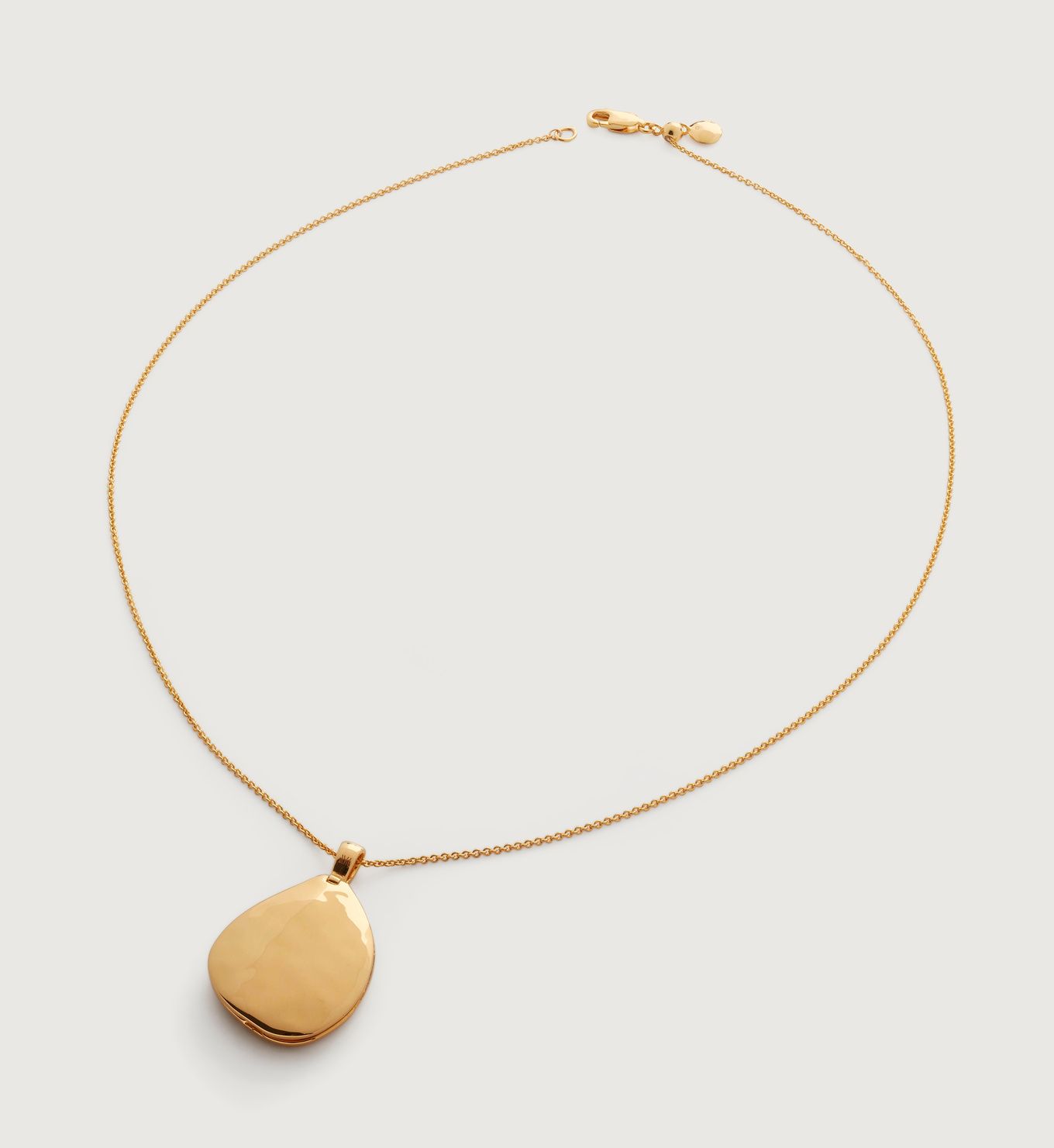 Deia Pebble Locket Fine Chain Necklace | Monica Vinader (Global)