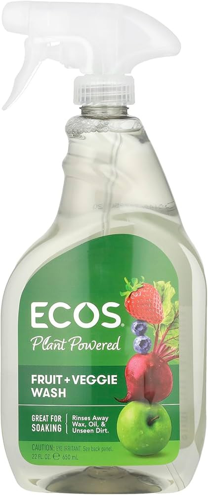 Earth Friendly Products Fruit & Vegetable Wash, 22 fl oz | Amazon (US)
