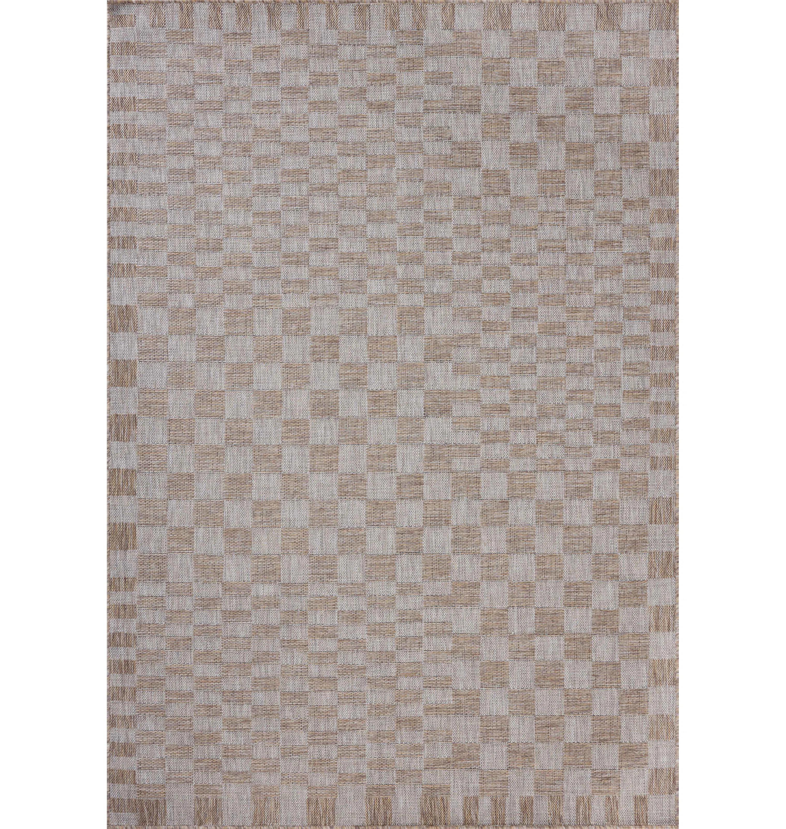 Amber Lewis x Loloi Indoor / Outdoor Topanga Natural / Dove Area Rug | Wayfair North America
