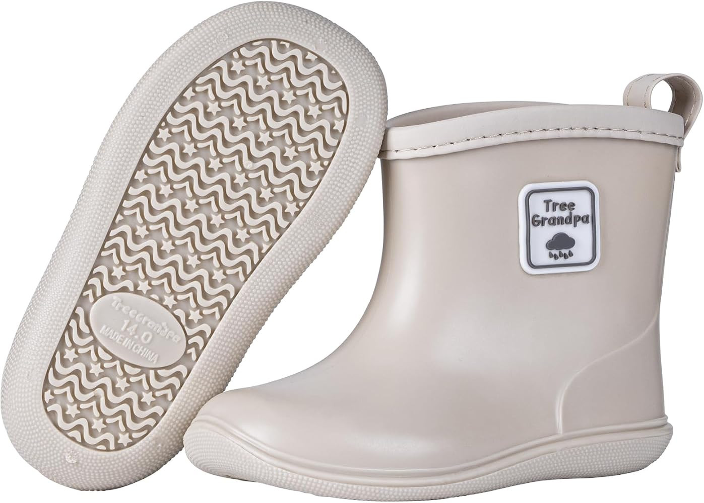 Tree Grandpa Toddler Rain Boots Baby Kids Easy-on Rain shoes Children Waterproof Shoes for Boys G... | Amazon (US)