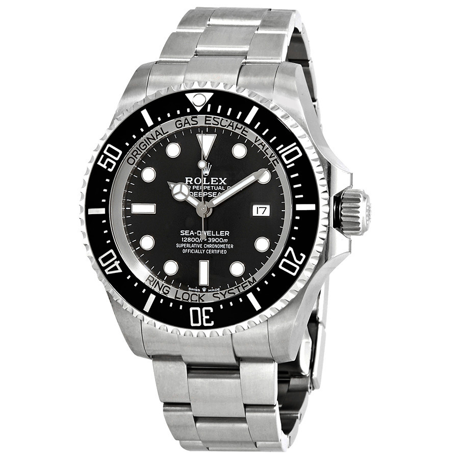 Pre-owned Rolex Deepsea Automatic Black Dial Mens Watch 126660-0001 | Jomashop.com & JomaDeals.com