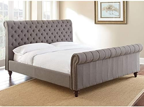 Greyson Living Sawyer Tufted Bed by Beige King | Amazon (US)