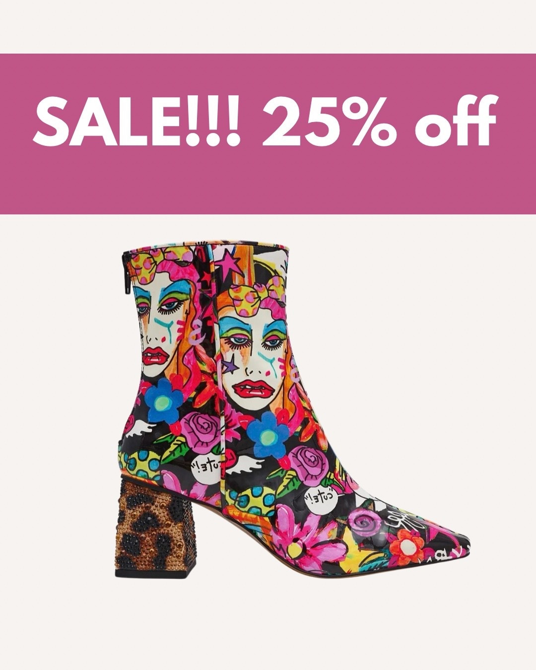 Want to go a bit Cray Cray??  Here you go
And tonight the Boots are 25% OFF ‼️

#LTKSaleAlert #LTKgrwm #LTKNYFW