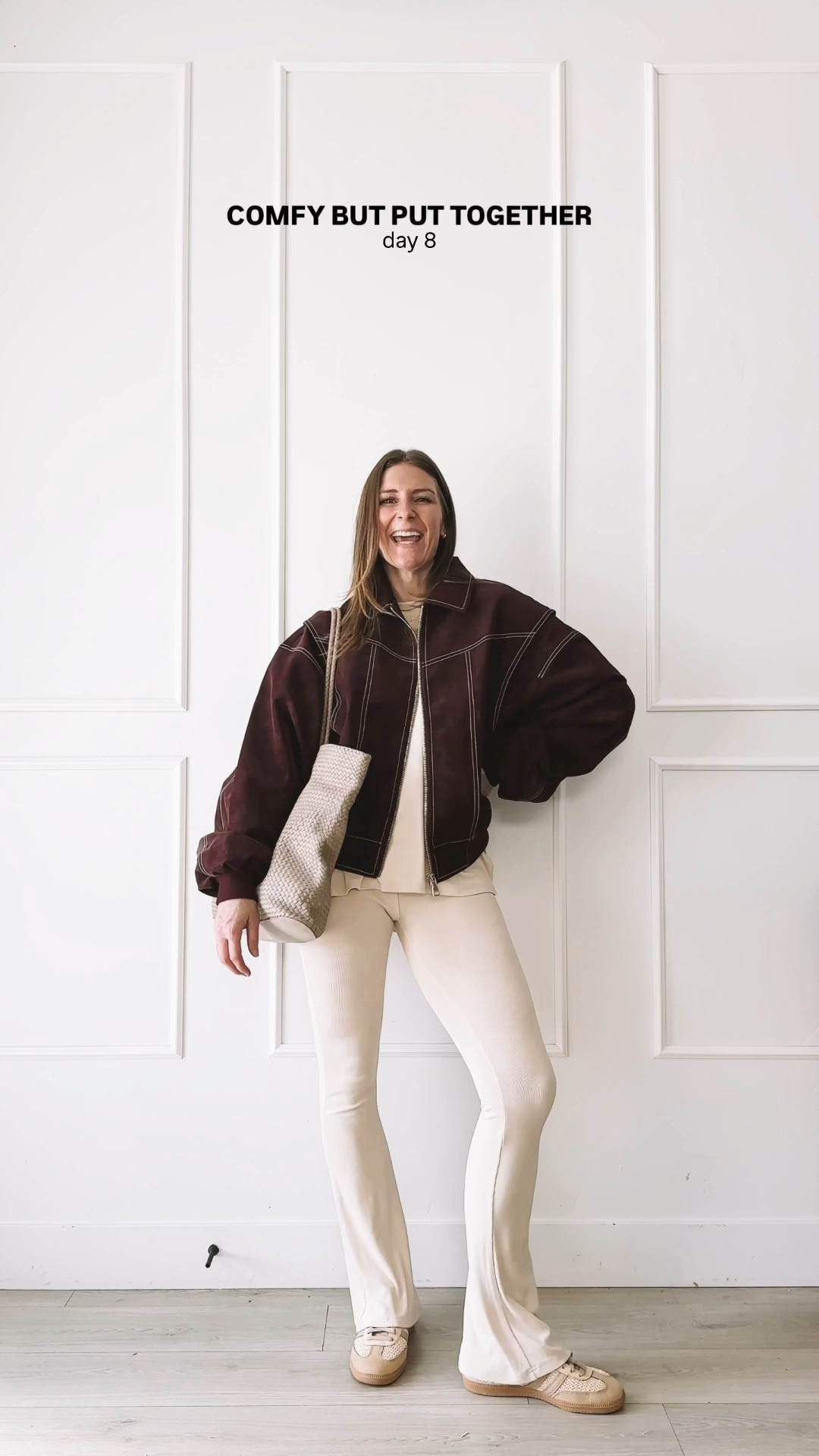 Jacket: small (runs super oversized), set: small, code: JENNHALLAK (very forgiving and stretchy, comes in lots of colors), tote: comes in 6 colors

#LTKootd #LTKmomlife #LTKgrwm