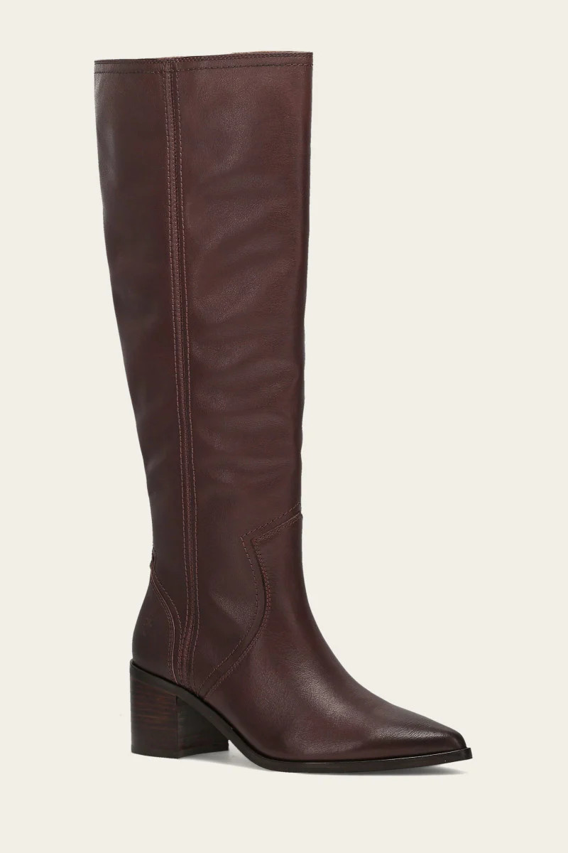 Women's Cocoa Sadie Softy Tall Wide Calf Boot | The Frye Company | FRYE