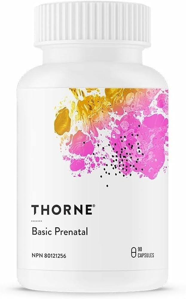 THORNE - Basic Prenatal - Folate Multivitamin for Pregnant and Lactating Women - 90 Capsules - 30... | Amazon (CA)