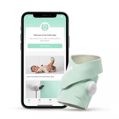 Owlet® Smart Sock 3 Wearable Baby Monitor in Mint | buybuy BABY