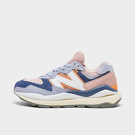 New Balance Women's 57-40 Casual Shoes in Blue/Pink/Pink Haze Size 9.5 | Finish Line (US)