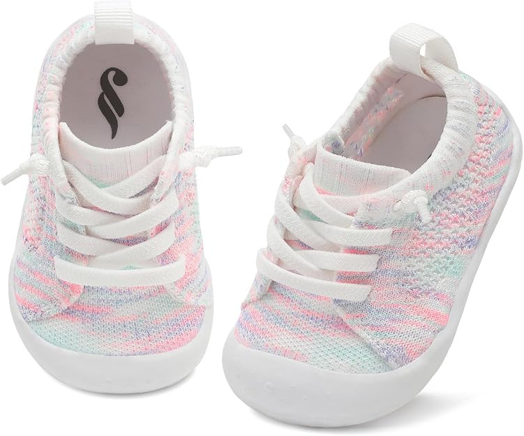 JIASUQI Baby Shoes for Toddler Boys Girls Sneakers Slip on Walking Shoes for Babies | Amazon (US)