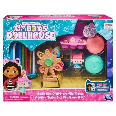 Gabby's Dollhouse Baby Box Cat Craft-A-Riffic Room with Exclusive Figure | Target