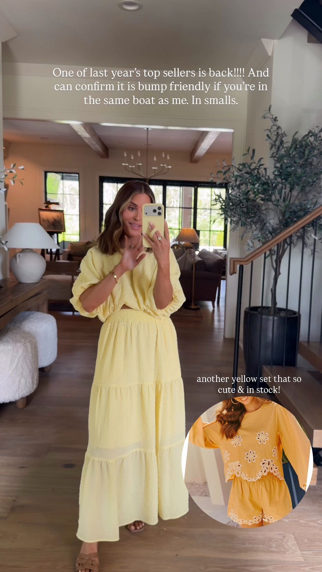 Wearing smalls in both top & skirt— such a happy look and ALEXAANGLIN35 works site wide! This yellow set is nearly sold out, but linking a cute shorts/top set that’s similar! 

*discount works site wide! 



#LTKPetite #LTKSaleAlert #LTKBump