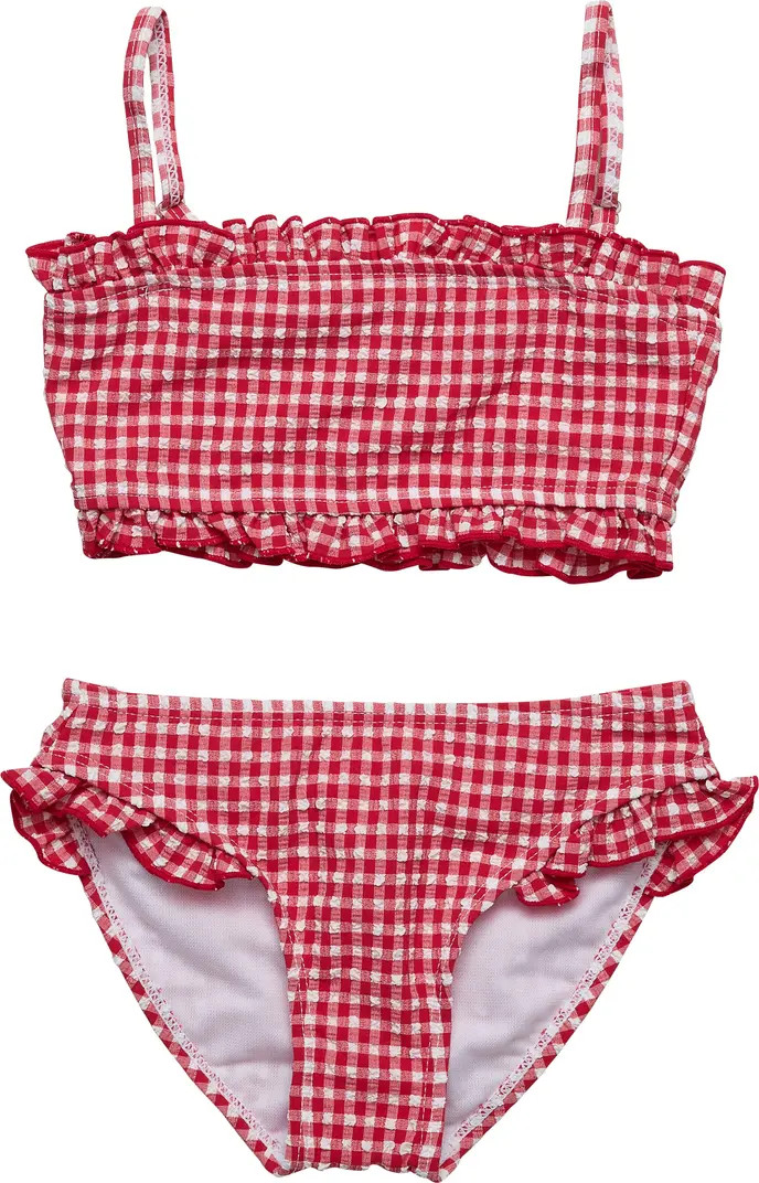 Kids' Picnic Party Gingham Two-Piece Swimsuit | Nordstrom Rack