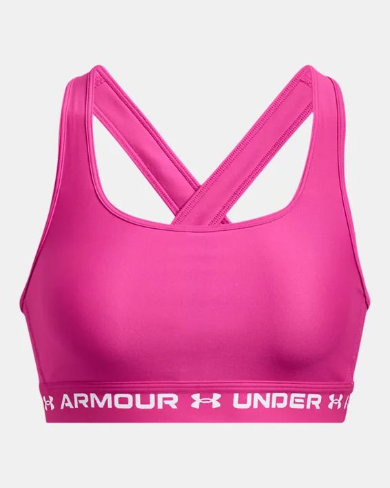 Women's Armour® Mid Crossback Sports Bra | Under Armour | Under Armour (US)