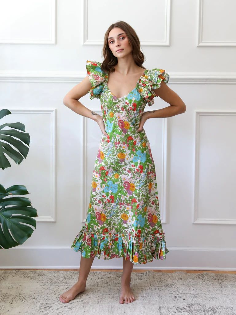 Shop Mille - Klara Dress in Summer Garden | Mille