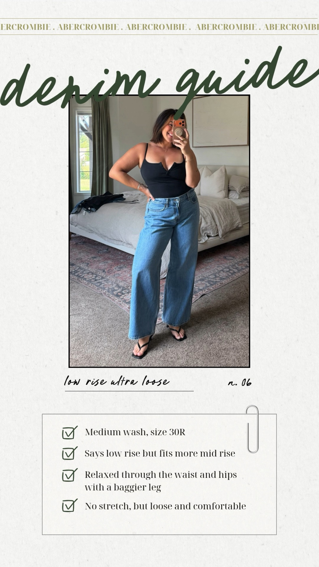 Abercrombie denim sale guide! 

Use stackable code DENIMAF

Same Low rise ultra loose jean but in a lighter blue jean wash. I'm a size 30/10 in Abercrombie jeans! More mid rise on me, no stretch but super loose and comfy! Comes in curve love too.

#LTKMidsize #LTKSeasonal #LTKSaleAlert