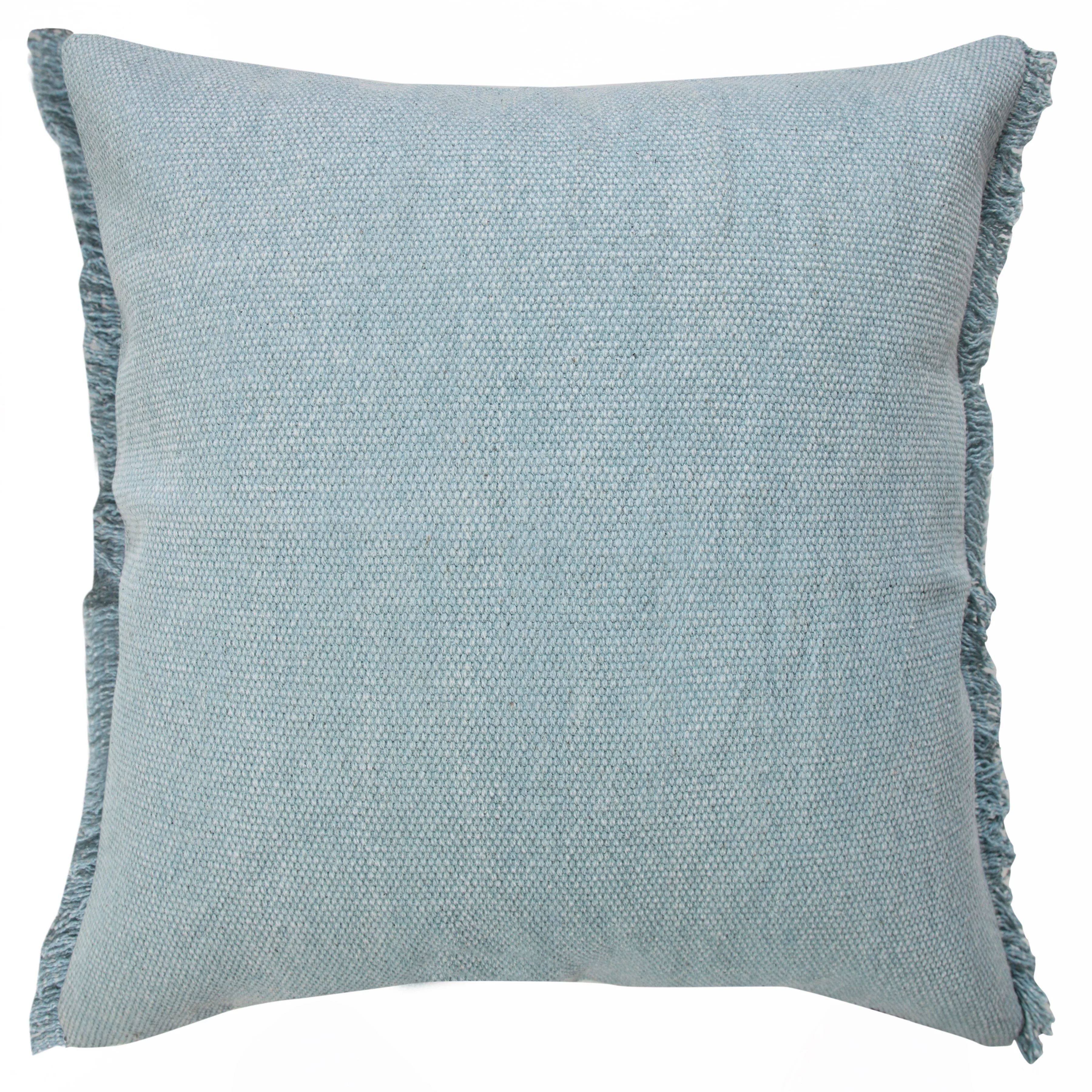 Ox BayOx Bay Indoor Solid Fringe Stonewash Throw Pillow, Light Blue, 20" x 20"USDNow $28.33was $3... | Walmart (US)