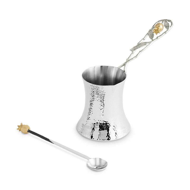 Michael Aram Pomegranate Silver and Gold Tone Coffee Pot with Spoon | Bloomingdale's (US)