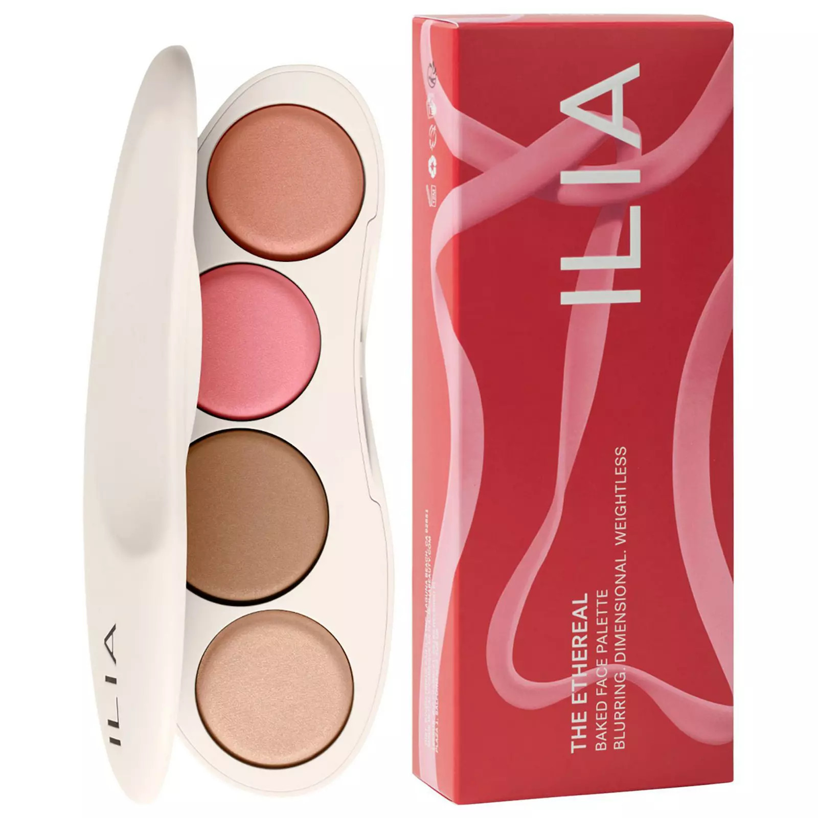 ILIA The Ethereal Baked Face Palette - Long-Wear Bronzer, Highlighter & Blush, Size: 1 Oz | Kohl's