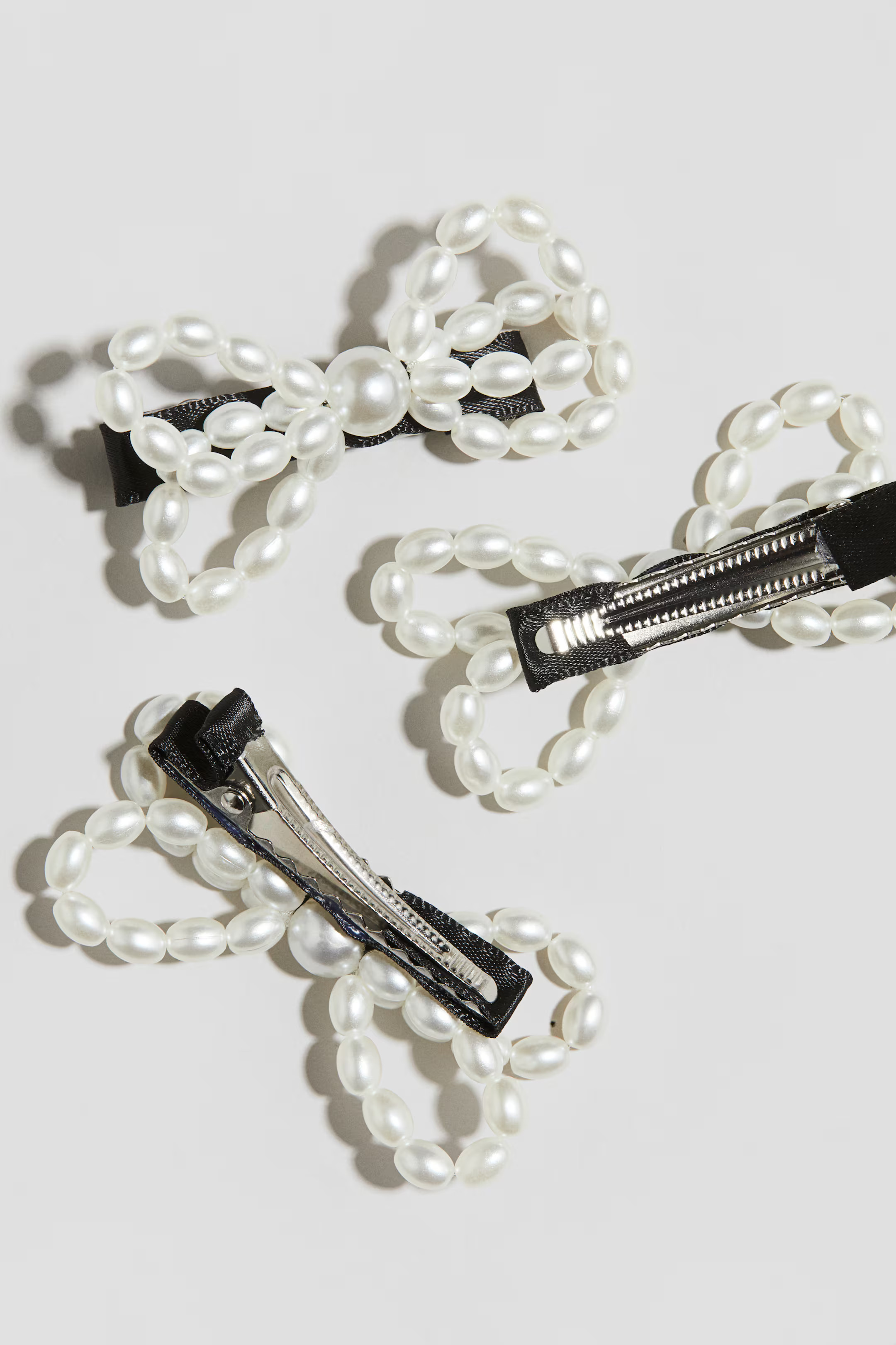 3-pack Hair Clips - White - Kids | H&M US | H&M (US + CA)