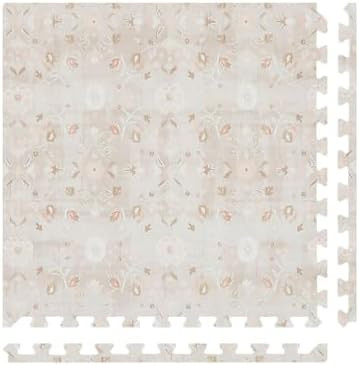 Baby Play Mat – 4x6 Linen Gemma – Set of 6 Tiles – Cushioned EVA Foam Play Mat for Floor, S... | Amazon (US)