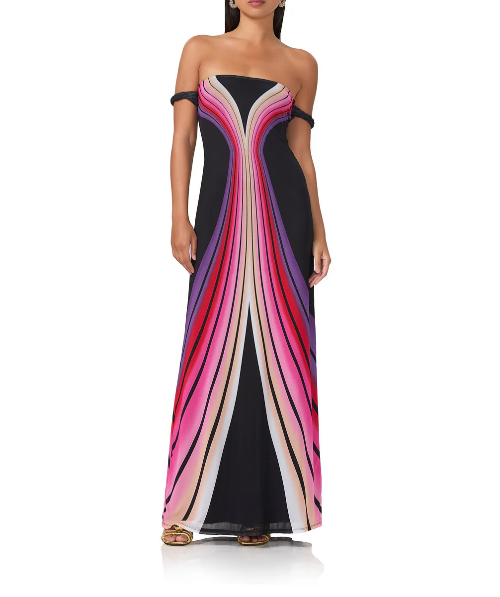 Barot Maxi Dress - Ombre Shadow | ShopAFRM