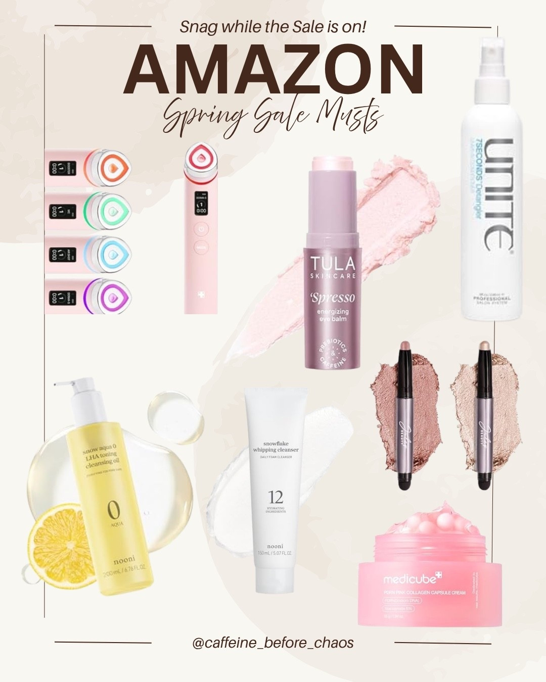 If you’ve been waiting for the Amazon Spring Sale, these are the beauty finds I would grab ASAP before they sell out. These are all things I either use or have my eye on and they are so good.

🌸 TO SHOP
✨ Follow me + like this post + comment SALE and I’ll send you the link + my other favorites in your DMs
OR tap the link in my profile and open my LTK to shop everything there ✨

I share things I actually use, love, and would tell my best friend to buy.

Affiliate links may be used. I may earn a small commission if you shop through my links at no extra cost to you. Thank you for supporting my content 🫶🏻

#amazonspringsale #amazonbeauty #amazonfinds #beautydeals #amazondeals #beautymusthaves #skincareover30 #makeupover30 #amazonmusthaves #beautyfavorites #affordablebeauty #amazoninfluencer #ltkbeauty #beautysale #dealsforwomen

#LTKdayinmylife #LTKmomlife #LTKOver40